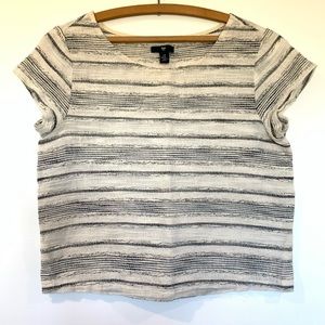 GAP Linen Textured Blend Top